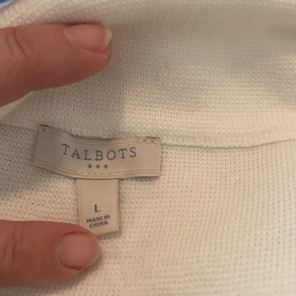 NWT Talbots beautiful sweater. Great material - Picture 9 of 10